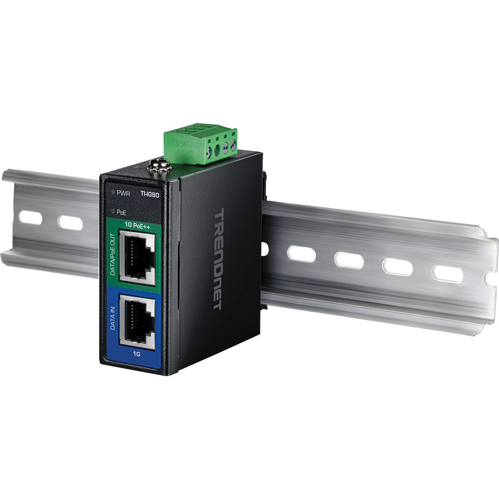 TRENDnet a développé un nouvel injecteur industriel Gigabit PoE++ 95 W
