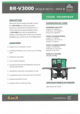 Fiche technique Brique Recyc